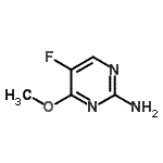 structure of CAS# 1993-74-4, 5-Fluoro-4-Methoxy-2-Pyrimidinamine;5-fluoro-4-methoxypyrimidin-2-amine