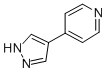 structure of CAS# 19959-71-8, 4-(1H-Pyrazol-4-Yl)-Pyridine;4-(Pyridin-4-Yl)-1H-Pyrazole