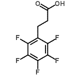 结构式 CAS# 2002-72-4, 3-(五氟苯基)丙酸