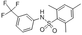 structure of CAS# 200933-14-8, 2,4,6-Trimethyl-N-[3-(trifluoromethyl)phenyl]-Benzenesulfonamide;Ncgc00025318-01;Tocris-1941;Zinc00231808