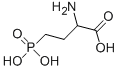 结构式 CAS# 20263-07-4, DL-2-氨基-4-膦酰丁酸