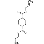 结构式 CAS# 20306-22-3, 二烯丙基1,4-环己烷二羧酸酯