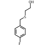 CAS 登录号：203303-04-2， 2-[(4-氟苄基)硫基]乙醇