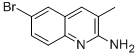 structure of CAS# 203506-01-8, 6-Bromo-3-Methyl-2-Quinolinamine;6-Bromo-3-Methyl-Quinolin-2-Amine;6-Bromo-3-Methyl-2-Quinolinamine;(6-Bromo-3-Methyl-2-Quinolyl)Amine