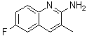 structure of CAS# 203506-28-9, 6-Fluoro-3-Methyl-2-Quinolinamine;2-Amino-6-fluoro-3-methyl quinoline;6-Fluoro-<wbr>3-methylq<wbr>uinolin-2<wbr>-amine, 2<wbr>-Amino-6-<wbr>fluoro-3-<wbr>methyl-1-<wbr>azanaphth<wbr>alene
