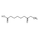 structure of CAS# 20356-92-7, 7-Oxononanoic Acid;6-propionyl n-caproic acid;7-oxo-nonanoic acid;7-OXOPELARGONIC ACID