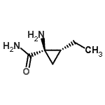 CAS 登录号：204974-15-2， (1R,2R)-1-氨基-2-乙基环丙烷甲酰胺