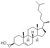 CAS#: 2058-59-5， (3b)-Cholest-5-en-3-yl Hydroperoxide