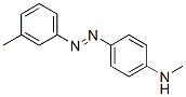 structure of CAS# 2058-62-0, N-Methyl-4-(3-Methylphenyl)Diazenylaniline;N-Methyl-4-(3-Methylphenyl)Azo-Aniline;N-Methyl-4-(3-Methylphenyl)Azoaniline;Methyl-[4-(3-Methylphenyl)Azophenyl]Amine