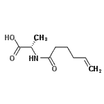 CAS 登录号：205821-55-2， N-5-己烯酰基-L-丙氨酸