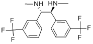 structure of CAS# 205873-26-3, (1S,2S)-(-)-N,N'-Dimethyl-1,2-bis[3-(trifluoromethyl)phenyl]-1,2-ethanediamine;Methyl-[(1S,2S)-2-Methylammonio-1,2-Bis[3-(Trifluoromethyl)Phenyl]Ethyl]Ammonium;Zinc02545392