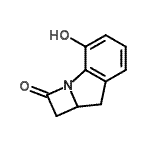 CAS 登录号：205877-22-1， 4-羟基-8,8a-二氢氮杂环丁烷并[1,2-a]吲哚-2(1H)-酮
