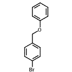 structure of CAS# 20600-22-0, 1-Bromo-4-(Phenoxymethyl)Benzene;[(4-bromophenyl)methoxy]benzene;1-bromo-4-(phenoxymethyl)benzene;ZINC00134010
