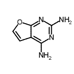 CAS 登录号：206136-76-7， 呋喃并[2,3-d]嘧啶-2,4-二胺