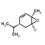 CAS 登录号：206762-63-2， (1R,4R,6S)-4-异丙基-1-甲基-7-氧杂双环[4.1.0]庚-2-烯