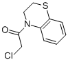 structure of CAS# 20751-75-1, 4-(Chloroacetyl)-3,4-Dihydro-2H-1,4-Benzothiazine;Zinc04206227