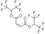 structure of CAS# 208186-76-9, Bis(1,1,1,3,3,3-Hexafluoro-2-Propanyl) (2Z)-2-Butenedioate;1,4-Bis(1<wbr>,1,1,3,3,<wbr>3-hexaflu<wbr>oropropan<wbr>-2-yl) (2<wbr>Z)-but-2-<wbr>enedioate;Bis(1,1,1<wbr>,3,3,3-he<wbr>xafluorop<wbr>rop-2-yl)<wbr> (2Z)-but<wbr>-2-ene-1,<wbr>4-dioate,<wbr> Bis(1,1,<wbr>1,3,3,3-h<wbr>exafluoro<wbr>prop-2-yl<wbr>) maleate;Bis(2H-hexafluoroprop-2-yl) maleate