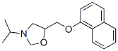 CAS 登录号：2084-78-8， 5-(萘-1-基氧基甲基)-3-丙-2-基-1,3-恶唑烷盐酸盐