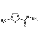 structure of CAS# 20842-19-7, 5-Methyl-2-Furohydrazide;\red0\green0\blue0;\viewkind<wbr>4\uc1\par<wbr>d\cf1\lan<wbr>g1029\f0\<wbr>fs22 5-Me<wbr>thylfuran<wbr>-2-carboh<wbr>ydrazide;{\colortbl
