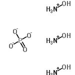 structure of CAS# 20845-01-6, Tris(Hydroxyammonium) Phosphate;hydroxylammonium phosphate (3:1)