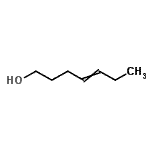 CAS 登录号：20851-55-2， 4-庚烯-1-醇