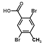 CAS#: 20871-01-6， 2,5-Dibromo-4-Methylbenzoic Acid