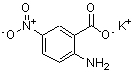 structure of CAS# 209664-72-2, Potassium 2-Amino-5-Nitrobenzoate;Potassium 2-amino-5-nitrobenzoate