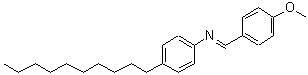 结构式 CAS# 209683-41-0, (E)-N-(4-癸基苯基)-1-(4-甲氧基苯基)甲亚胺