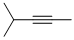 结构式 CAS# 21020-27-9, 4-甲基-2-戊炔