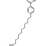 结构式 CAS# 21021-55-6, 4-十二烷基苯甲酸