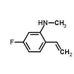 CAS#: 210536-34-8， 5-Fluoro-N-Methyl-2-Vinylaniline