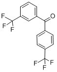 structure of CAS# 21084-22-0, [3-(Trifluoromethyl)Phenyl][4-(Trifluoromethyl)Phenyl]-Methanone;St5307055;Zinc00155320