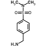 structure of CAS# 210918-25-5, 4-(Aminomethyl)-N,N-Dimethylbenzenesulfonamide;{[4-(aminomethyl)phenyl]sulfonyl}dimethylamine;4-(aminomethyl)-N,N-dimethylbenzene-1-sulfonamide;4-Aminomethyl-N,N-dimethyl-benzenesulfonamide