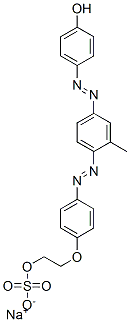 CAS#: 21116-11-0， Sodium 2-[4-[[4-[(4-Hydroxyphenyl)Azo]-o-Tolyl]Azo]Phenoxy]Ethyl Sulphate