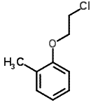 结构式 CAS# 21120-79-6, 1-(2-氯乙氧基)-2-甲基苯