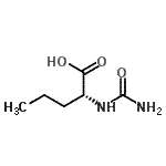 CAS 登录号：211681-85-5， N-氨基甲酰-D-正缬氨酸
