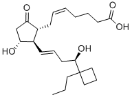 CAS#: 212310-16-2， (5Z)-7-[(1R,2R,3R)-3-Hydroxy-2-[(1E,4R)-4-Hydroxy-4-(1-Propylcyclobutyl)-1-Buten-1-Yl]-5-Oxocyclopentyl]-5-Heptenoic Acid