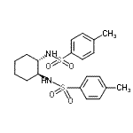 结构式 CAS# 212555-28-7, N,N'-(1S,2S)-1,2-环己烷二基二(4-甲基苯磺酰胺)
