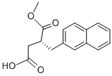 结构式 CAS# 213270-42-9, (R)-2-(2-萘基甲基)琥珀酸 1-甲基酯