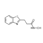 CAS 登录号：21344-60-5， 3-(1,3-苯并噻唑-2-基)-N-羟基丙酰胺