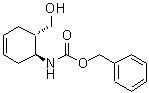 结构式 CAS# 213672-73-2, [(1S,6S)-6-(羟基甲基)-3-环己烯-1-基]氨基甲酸苄酯