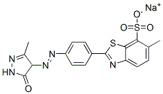 CAS#: 21493-04-9， 2-[4-[[(4,5-Dihydro-3-Methyl-5-Oxo-1H-Pyrazol)-4-Yl]Azo]Phenyl]-6-Methyl-7-Benzothiazolesulfonic Acid Sodium Salt
