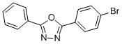 structure of CAS# 21510-43-0, 2-(4-Bromophenyl)-5-Phenyl-1,3,4-Oxadiazole;553646_Aldrich;Zinc00085624