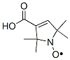 structure of CAS# 2154-67-8, 3-Carboxy-2,5-Dihydro-2,2,5,5-Tetramethyl-1H-Pyrrol-1-Yloxy;1-Hydroxy-2,2,5,5-Tetramethyl-Pyrrole-3-Carboxylate;1-Hydroxy-2,2,5,5-Tetramethyl-3-Pyrrolecarboxylate;1-Hydroxy-2,2,5,5-Tetramethyl-3-Pyrroline-3-Carboxylate