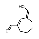 CAS 登录号：215525-22-7， (3Z)-3-(羟基亚甲基)-1-环庚烯-1-甲醛