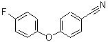 structure of CAS# 215589-24-5, 4-(4-Fluorophenoxy)Benzonitrile;4-(4-fluorophenoxy)benzenecarbonitrile;MFCD01815090;Bionet2_000408