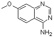 结构式 CAS# 21560-97-4, 7-甲氧基-4-喹唑啉胺