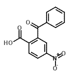 CAS 登录号：2158-91-0， 2-苯甲酰基-4-硝基苯甲酸
