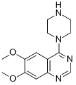 structure of CAS# 21584-72-5, 6,7-Dimethoxy-4-(1-Piperazinyl)-Quinazoline
