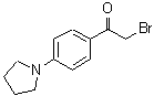 structure of CAS# 216144-18-2, 2-Bromo-1-[4-(1-Pyrrolidinyl)Phenyl]Ethanone;1-[4-(Bromoacetyl)phenyl]pyrrolidine;2-Bromo-1-(4-(pyrrolidin-1-yl)phenyl)ethanone;2-Bromo-1-(4-pyrrolidin-1-ylphenyl)ethan-1-one